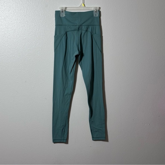 Aeropostale Women Green Full Lenght Athletic Leggings Size Small. - Picture 5 of 8